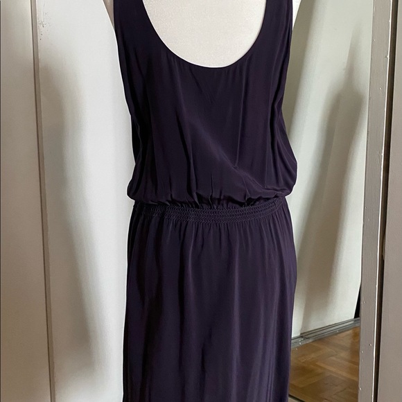 Babaton Aubergine silk dress size 6 - Picture 3 of 3